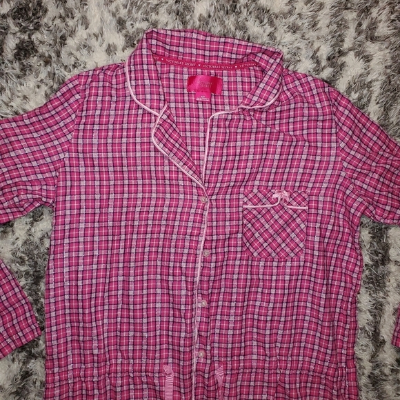Victoria's Secret Other - Victoria Secret Flannel Nightgown in Pink Plaid 💗